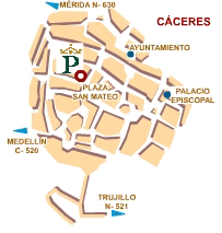 Parador de Caceres - one of the Spanish Paradors Paradores